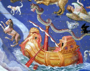 Scene of the Zodiac including a Galleon (detail)